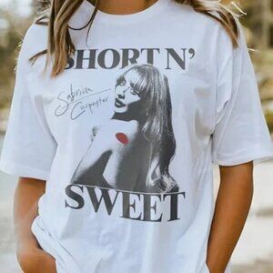 Vintage Short n’ Sweet Sabrina Carpenter T-shirt, Sabrina Emails Tour